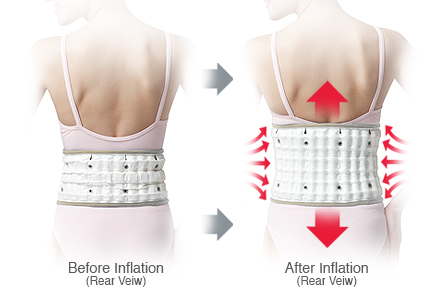  Double Compression Back Support Lumbar Decompression